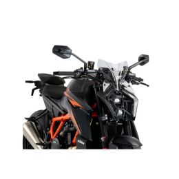 PUIG Naked Sport Windschild Transparent ABE genehmigt für KTM