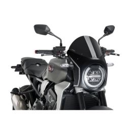PUIG half-fairing black ABE approved for Honda