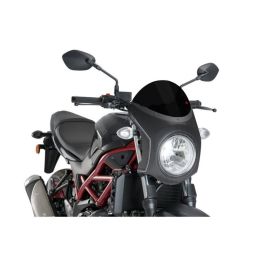 PUIG half-fairing black ABE approved for Suzuki SV