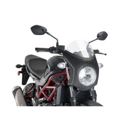 Transparent PUIG Half-Fairing for Suzuki SV