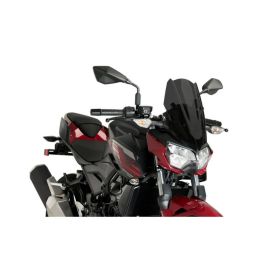 PUIG Dark Smoke Naked Sport Windshield for Kawasaki Z400