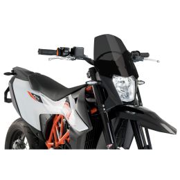 PUIG dark smoked naked sport windscreen ABE approved for Ktm
