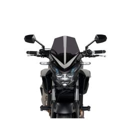 Cupolino PUIG Naked touring fumè scuro omologato ABE per Honda