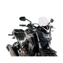 Cupolino PUIG Naked touring trasparente omologato ABE per Honda