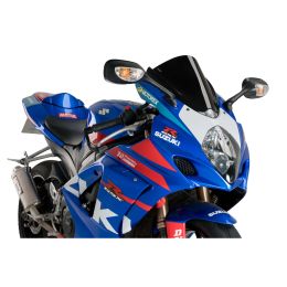 PUIG Racing Windschutzscheibe Schwarz ABE genehmigt für Suzuki GSX-R