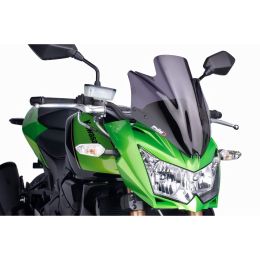 PUIG carénage de sport nu noir fumé homologué ABE pour Kawasaki
