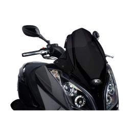 PUIG v-tech Sport-Scheibe schwarz 540x460mm für Kymco