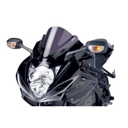 PUIG Z-Racing Dark Smoke Windshield 280x300mm for Suzuki