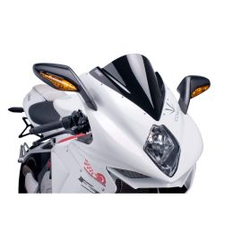 Pare-brise PUIG Z-Racing Noir 330x325mm pour MV Agusta