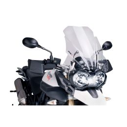 Cupolino PUIG touring trasparente omologato ABE per Triumph