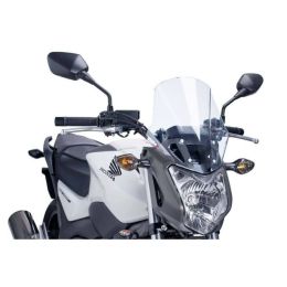 Pare-brise transparent PUIG touring 340x295mm pour Honda