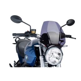 Pare-brise sport nu en smoked dark PUIG homologué ABE pour BMW R R 1200