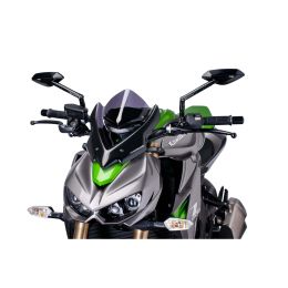 Dark Smoke PUIG Naked Sport Screen ABE Approved for Kawasaki