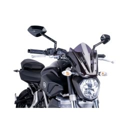 PUIG dark smoke naked sport windshield for Yamaha MT-07