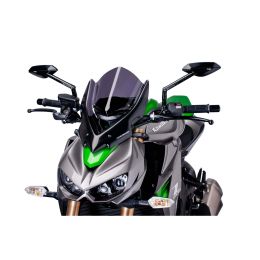 Cupolino PUIG Naked touring fumè scuro per Kawasaki