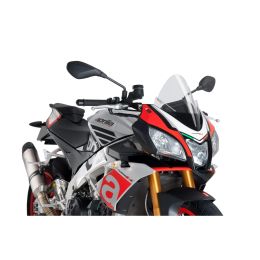 PUIG Z-Racing Transparente Windschutzscheibe ABE genehmigt für Aprilia