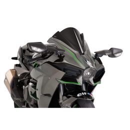 Cupolino PUIG z-racing nero omologato ABE per Kawasaki h2 ninja