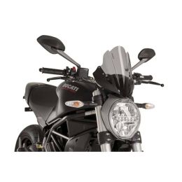 Cupolino PUIG sport fumè scuro 290x180mm per Ducati