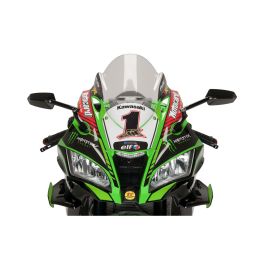 Cupolino PUIG z-racing trasparente omologato ABE per Kawasaki