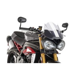 PUIG transparent sports naked fairing approved ABE for Triumph