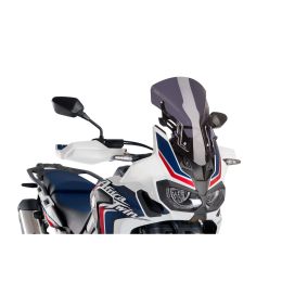 Pare-brise sport réglable PUIG Dark Smoke pour Honda