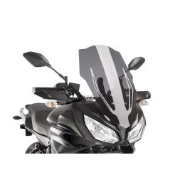 PUIG touring dark smoke windshield 600x360mm for Yamaha