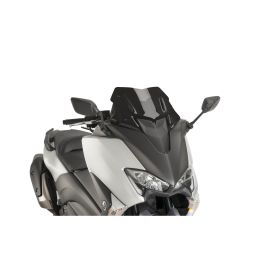 PUIG v-tech sport windshield black 335x430mm for Yamaha