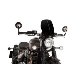 PUIG Naked Touring Windshield Black for Triumph Bonneville Bobber