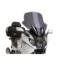 Pare-brise touring PUIG fumé noir 695x680mm pour BMW