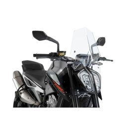 PUIG transparent approved ABE naked sport windshield for Ktm