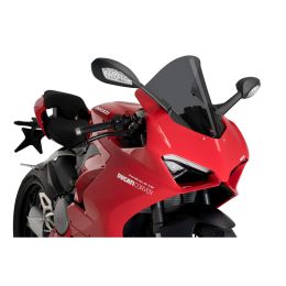 Carénage PUIG r-racer fumé foncé approuvé ABE pour Ducati