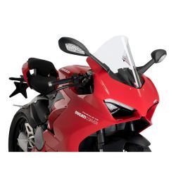 Pare-brise PUIG R-Racer Clear certifié ABE pour Ducati