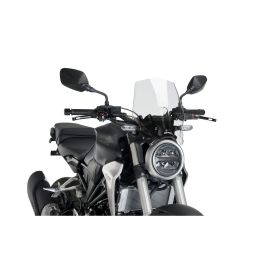 Carénage de sport nu transparent ABE approuvé PUIG pour Honda