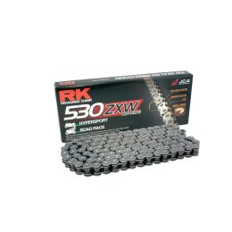 Catena RK XW-Ring ZXW aperta 118 maglie 530 grigia chiusura rivetto