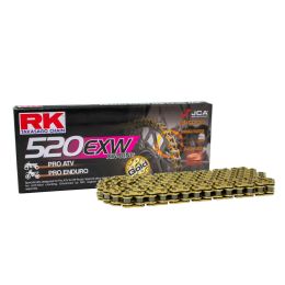 Catena RK XW-Ring EXW aperta 110 maglie 520 oro chiusura rivetto