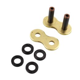 Rivetto catena RK 520ZXW oro/nero vuota CLF
