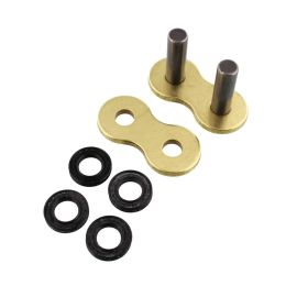 Rivetto catena RK 520ZXW oro/nero piena OUT