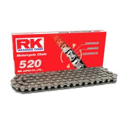 Catena RK aperta 98 maglie 520 grigia con clip chiusura