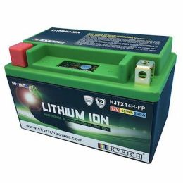 RMS Li-Ion-Batterie 12V/10Ah schwarz 150x87x93 mm ersetzt YTX12-BX mit Abstandshalter