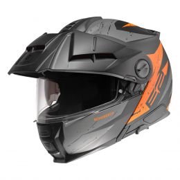Modular helmet SCHUBERTH E2 Explorer Grey Black Orange