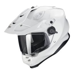 Casco enduro dual road Scorpion EXO ADF-9000 AIR Solid bianco perla