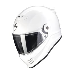 Casco integrale Scorpion EXO COVERT FX Solid bianco lucido