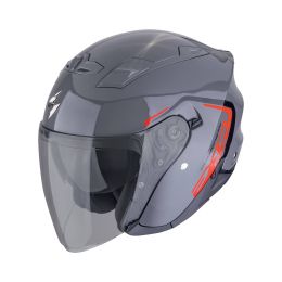 Casco jet urbano Scorpion EXO-230 Cit-E grigio rosso