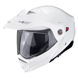 Casco enduro modulare Scorpion EXO ADX-2 Solid bianco perla