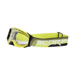 Maschera Motocross SCORPION EXO E24 Giallo Neon Nero