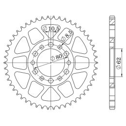 CORONA IN ACCIAIO PASSO 428 - Z 52 DENTI (DIS.12208)