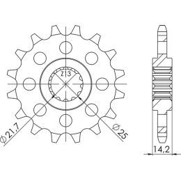 PIGNONE PASSO 525 - Z 15 DENTI (DIS.24602)