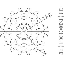 PIGNONE PASSO 525 - Z 18 DENTI (DIS.88600)