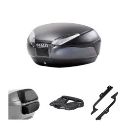 SHAD SH48 Topcase-Kit grau für BENELLI TRK 125/251/502 / X