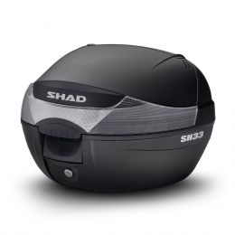 SHAD MOTORCYCLE TOP CASE SH33 BLACK 33L